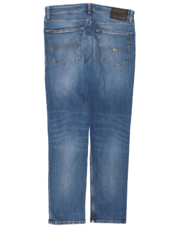 TOMMY HILFIGER Blugi subțiri pentru bărbați W32 L30 Bumbac albastru