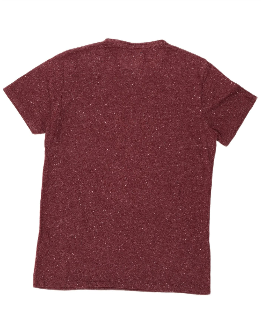Tricou grafic pentru bărbați SUPERDRY Top XL burgundy bumbac cu pete