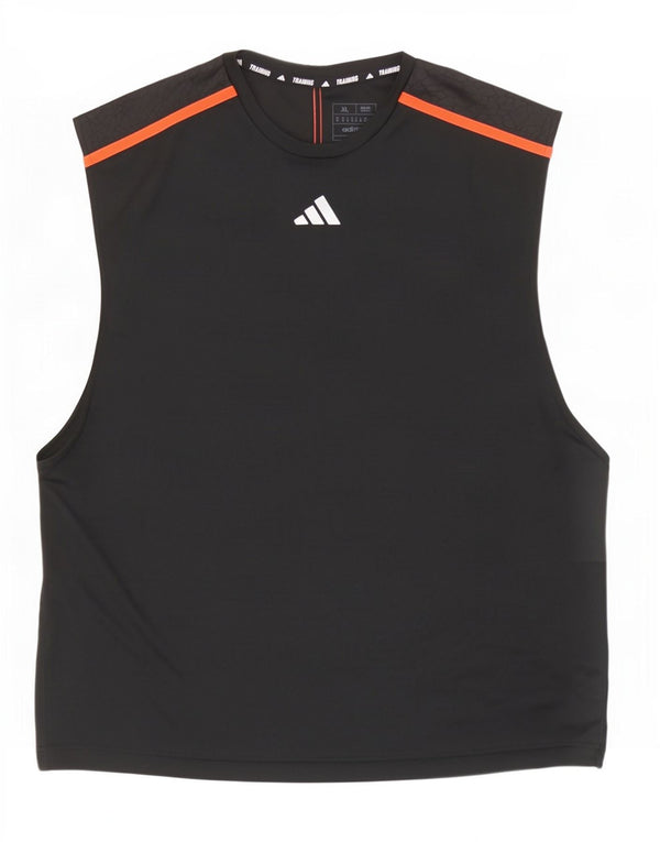 Vest Vest Top Aeroready Slim Fit XL, Negru, Poliester Colorblock
