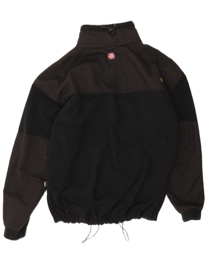 Jack Wolfskin pentru bărbați fleece jachetă UK 42 XL poliester negru
