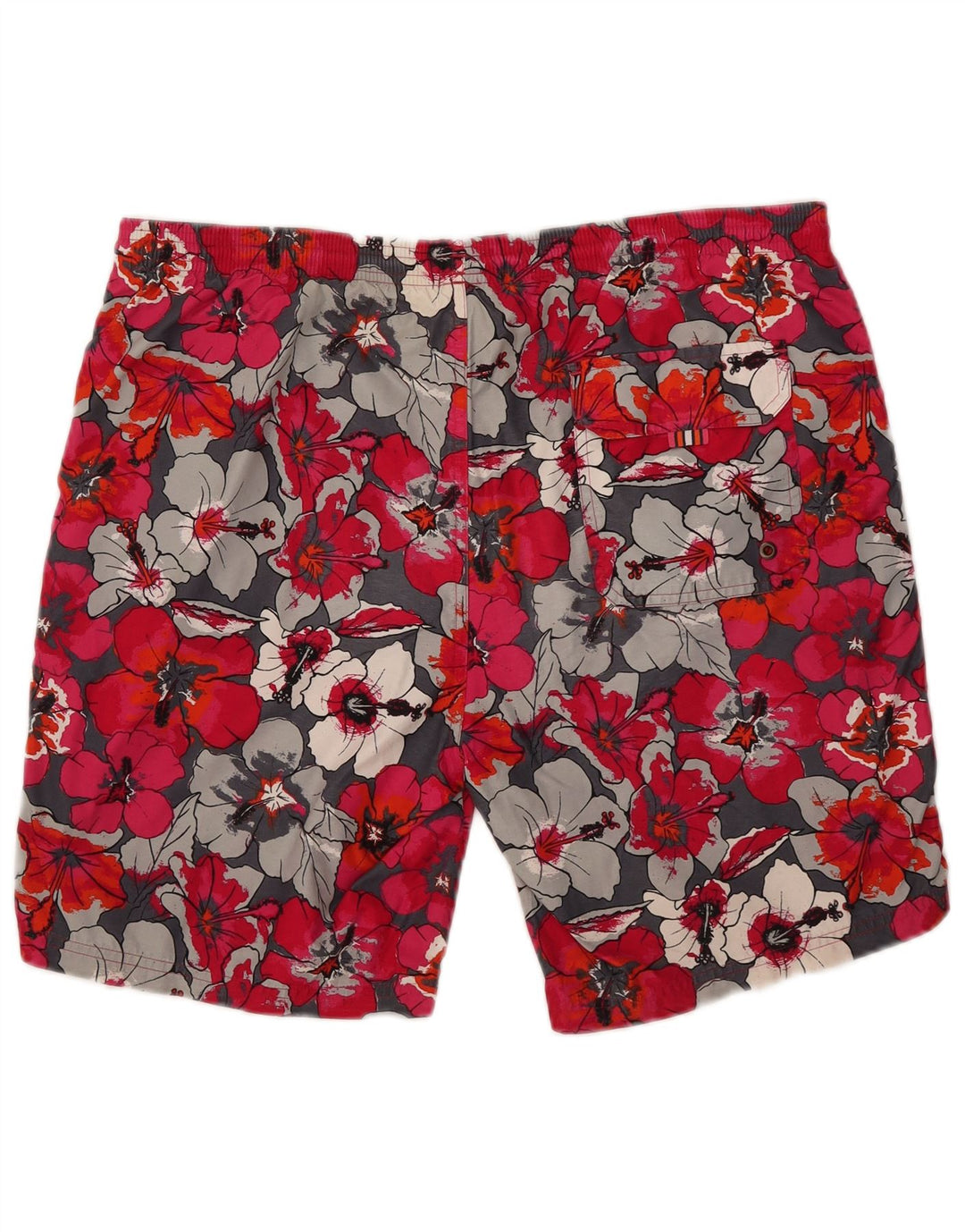 Pantaloni scurți de înot Hugo Boss pentru bărbați, mari, roșii, florale