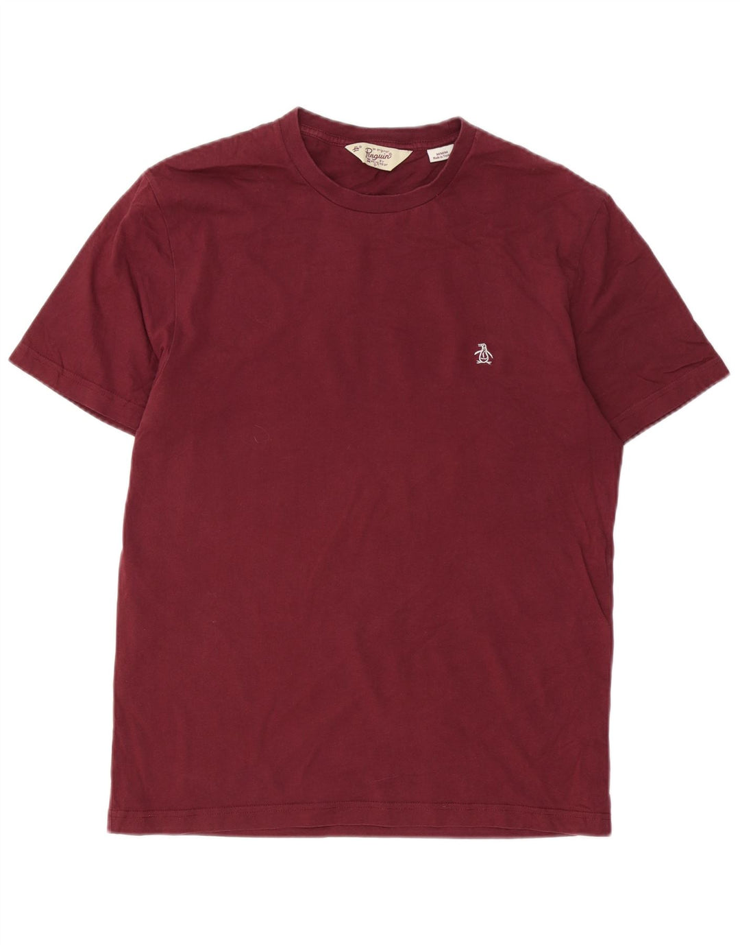 PENGUIN Tricou Bărbați Top Medium Burgundy Bumbac