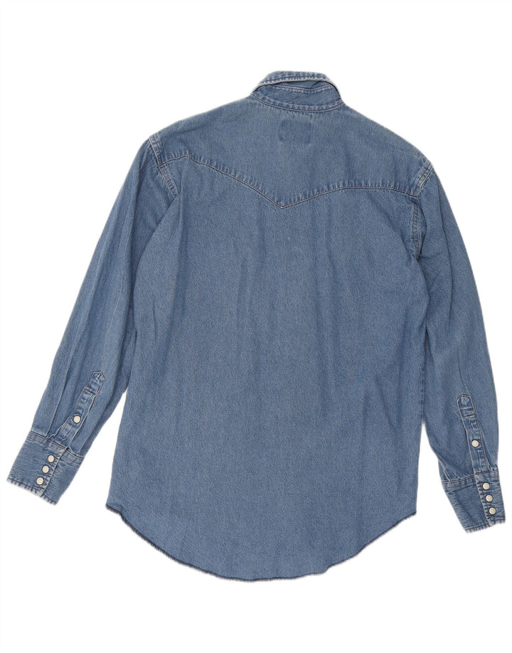 Cămașă din blugi pentru bărbați Wrangler, albastru mediu