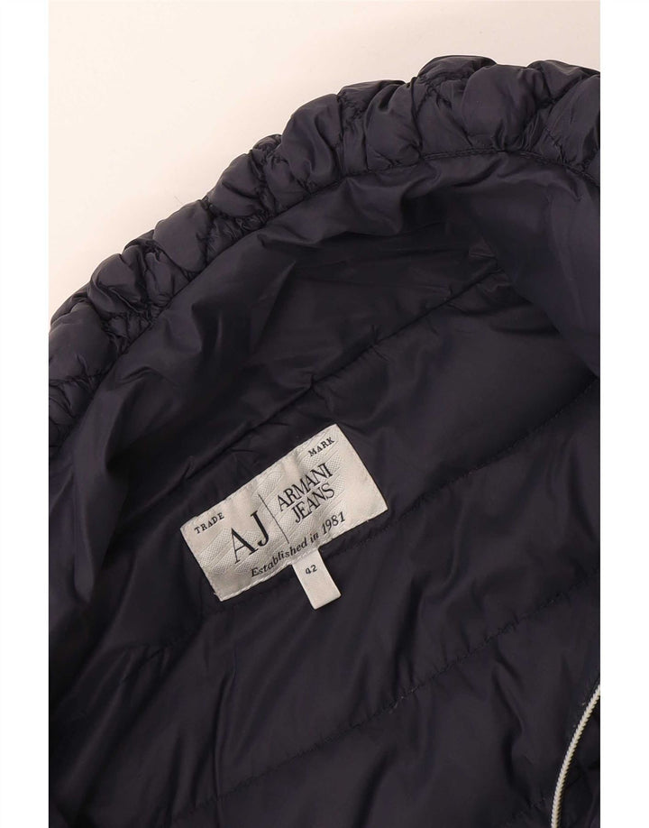 Jachetă căptușită pentru femei Armani Jeans IT 42 Medium Bleumarin