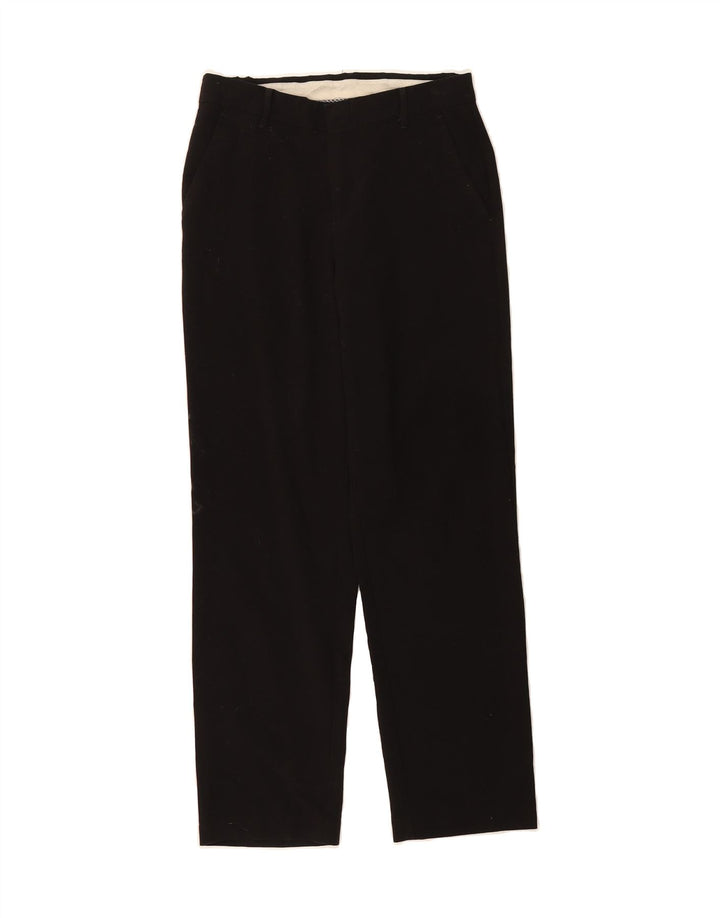 CHAPS Boys Straight Casual Trousers 13-14 Years W26 L28 Black Polyester Vintage Chaps and Second-Hand Chaps from Messina Hembry 