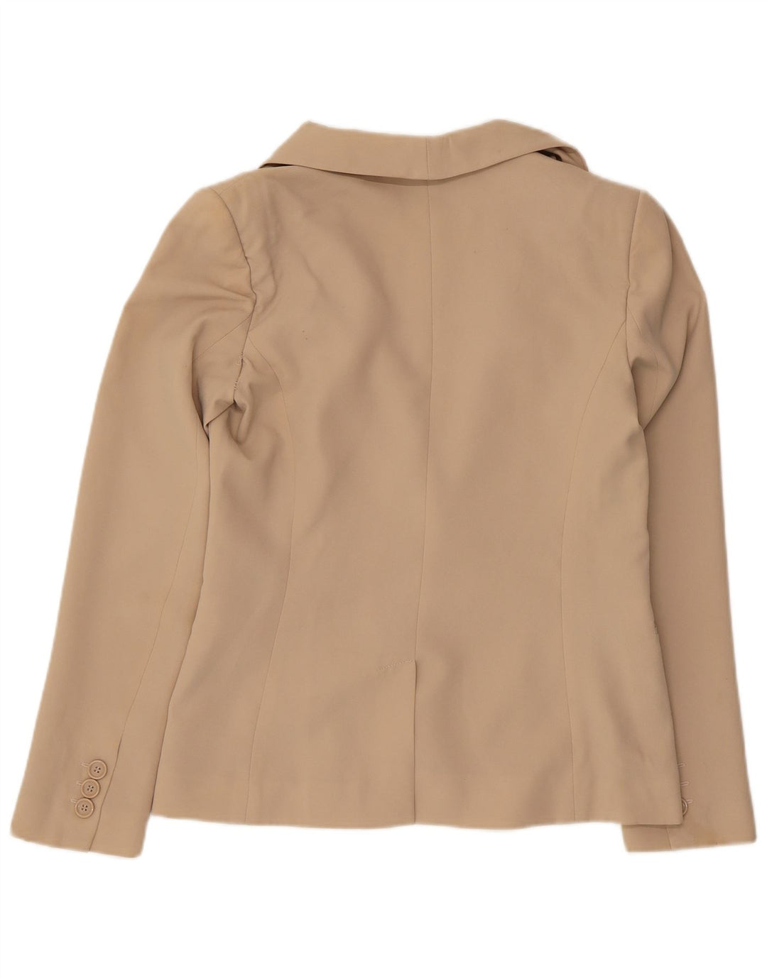 Sacou Benetton pentru femei cu 1 nasture, UK 12 Bej mediu