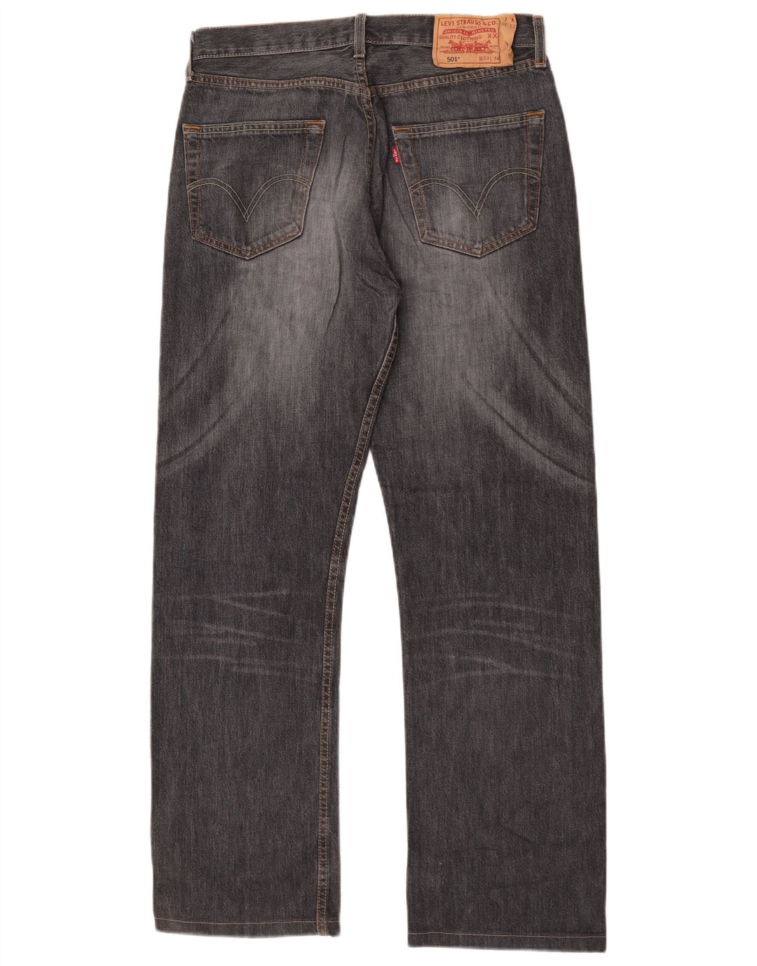 Blugi drepti pentru bărbați Levi's 501 W33 L30 gri