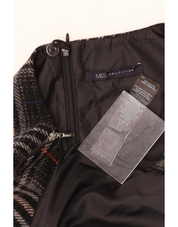 Rochie fără mâneci pentru femei Marks & Spencer UK 12 Medium Black Carid