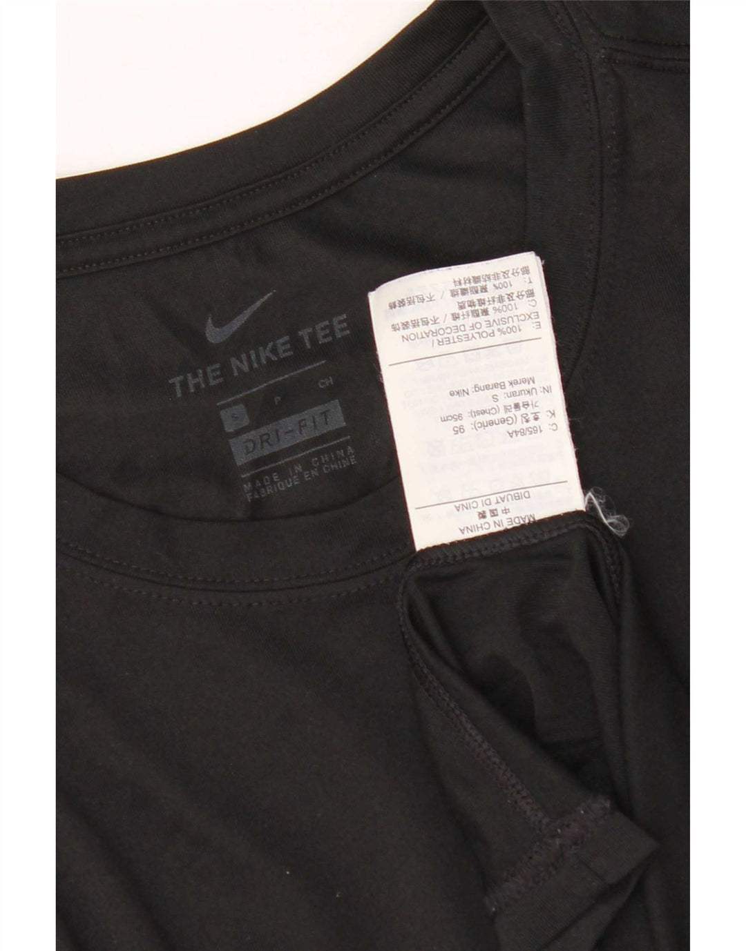 Tricou Nike Dri Fit pentru bărbați Top mic poliester negru