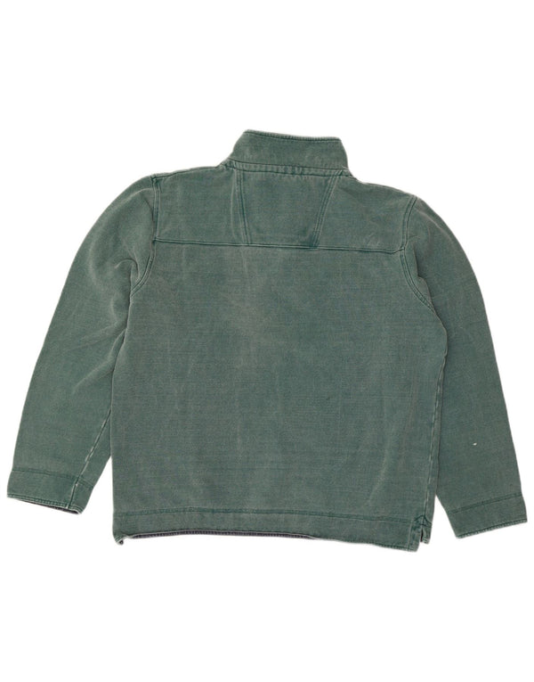 Crew Clothing Hanorac cu fermoar pentru bărbați Pulover XL Bumbac verde