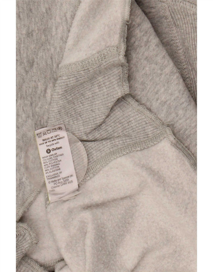 Pulover pentru femei Marks & Spencer, bumbac, gri mediu, UK 12