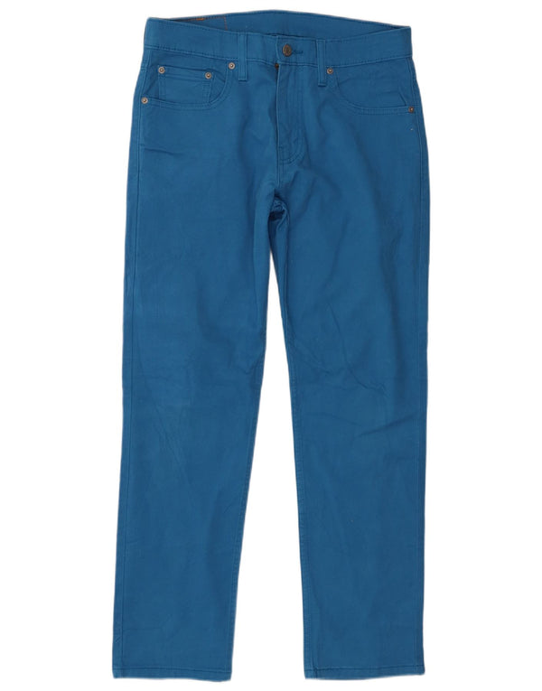 Pantaloni casual conici pentru bărbați Levi's 502 L30 L30 Bumbac albastru