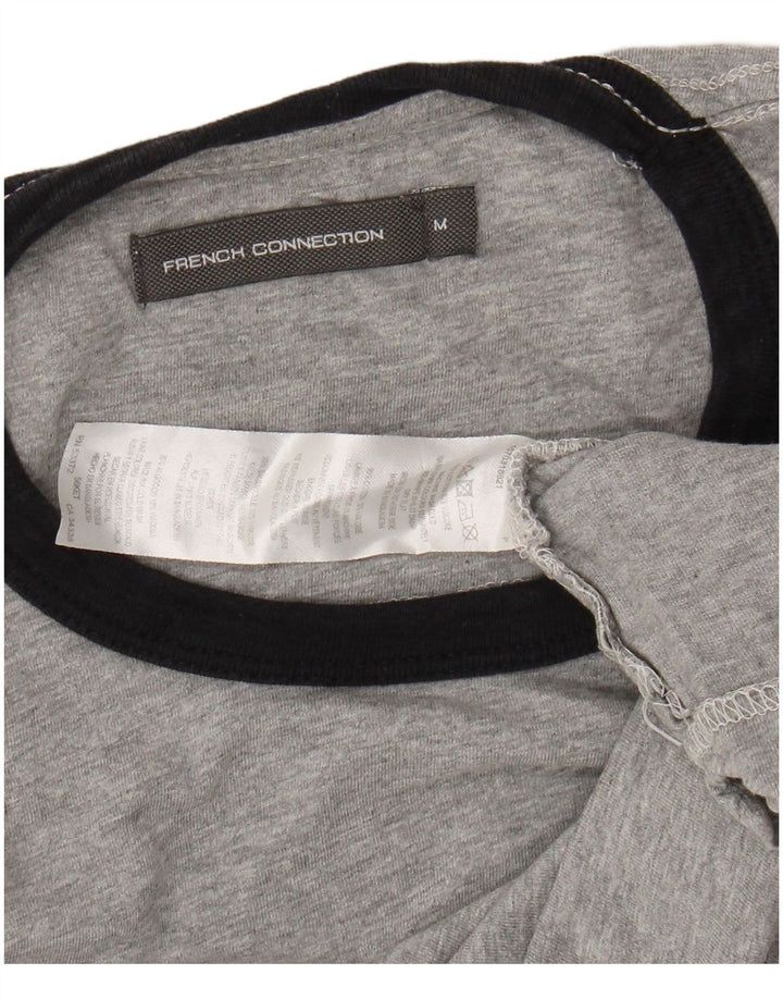 FRENCH CONNECTION Tricou pentru bărbați Top din bumbac gri mediu