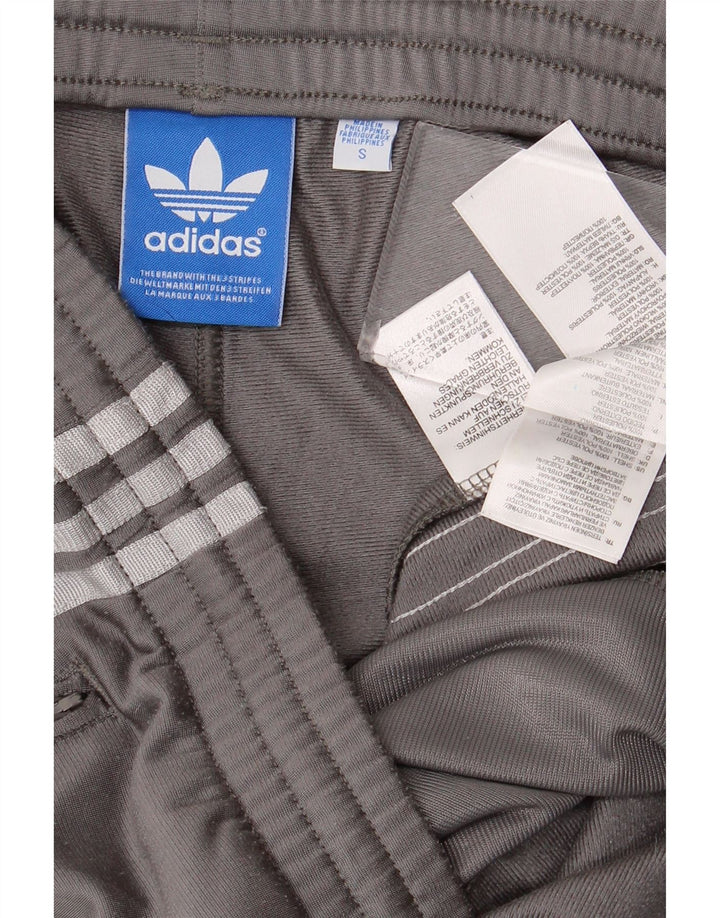 Pantaloni de trening Adidas pentru bărbați, poliester, gri mic