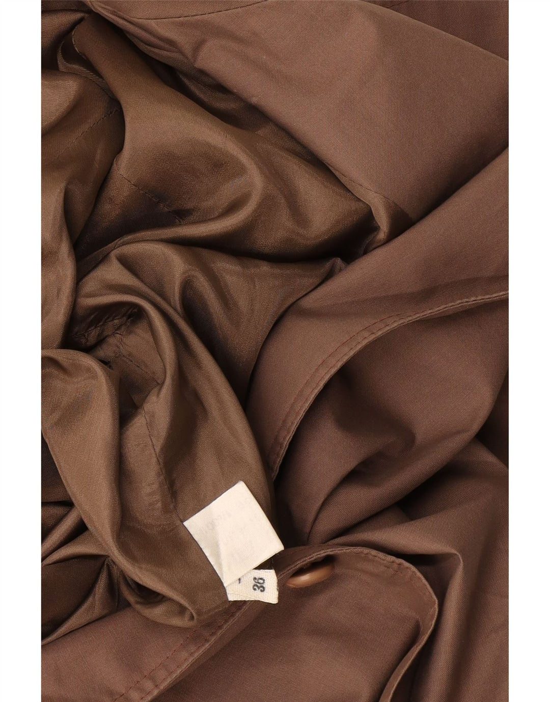 Trenci supradimensionat pentru femei Vintage EU 36 Bumbac Bej mic