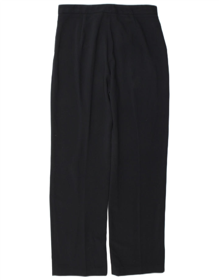 Pantaloni de costum drepți pentru femei Zara EU 40 Mediu L30 L31 Bleumarin Poliester