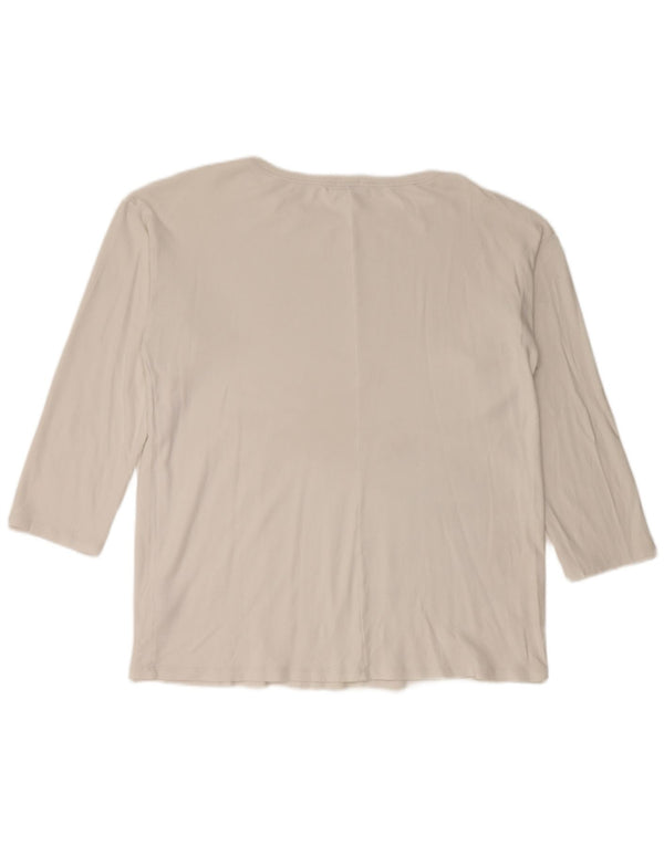 Benetton pentru femei Disney Top grafic supradimensionat cu mânecă lungă UK 12 Medium White