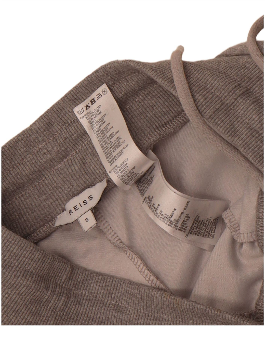 Pantaloni de trening pentru bărbați Reiss Joggeri, poliester, gri mic