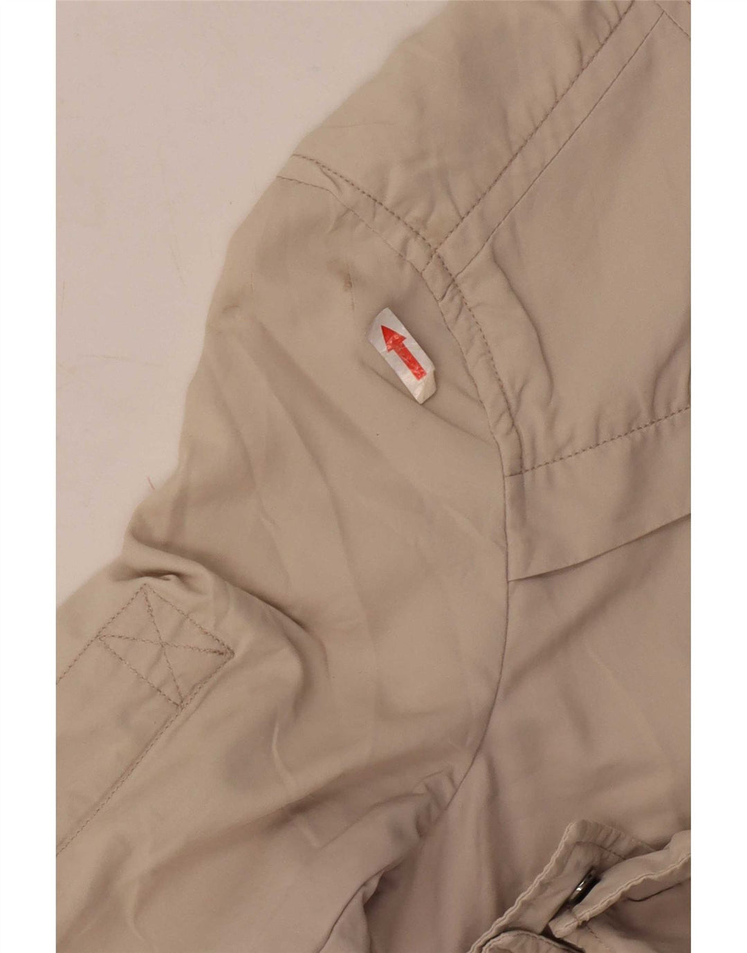 Massimo Dutti Jachetă Utilitară pentru Femei UK 14 Medium Beige Bumbac