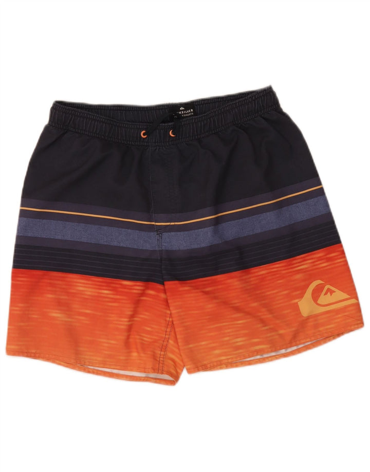 Pantaloni scurți de înot grafic Quiksilver pentru bărbați, medii, multicolori, în dungi