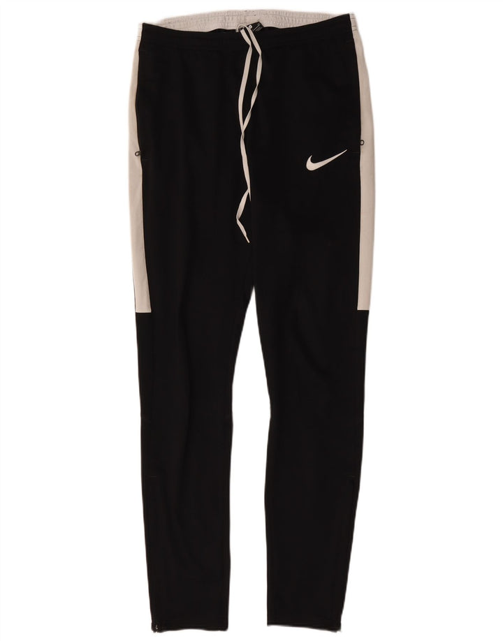 Pantaloni de trening Nike pentru femei UK 10 Mici, negru, poliester color bloc