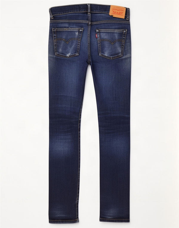 Levi's Boys 510 Skinny Jeans 13-14 ani W28 L29 bleumarin bumbac