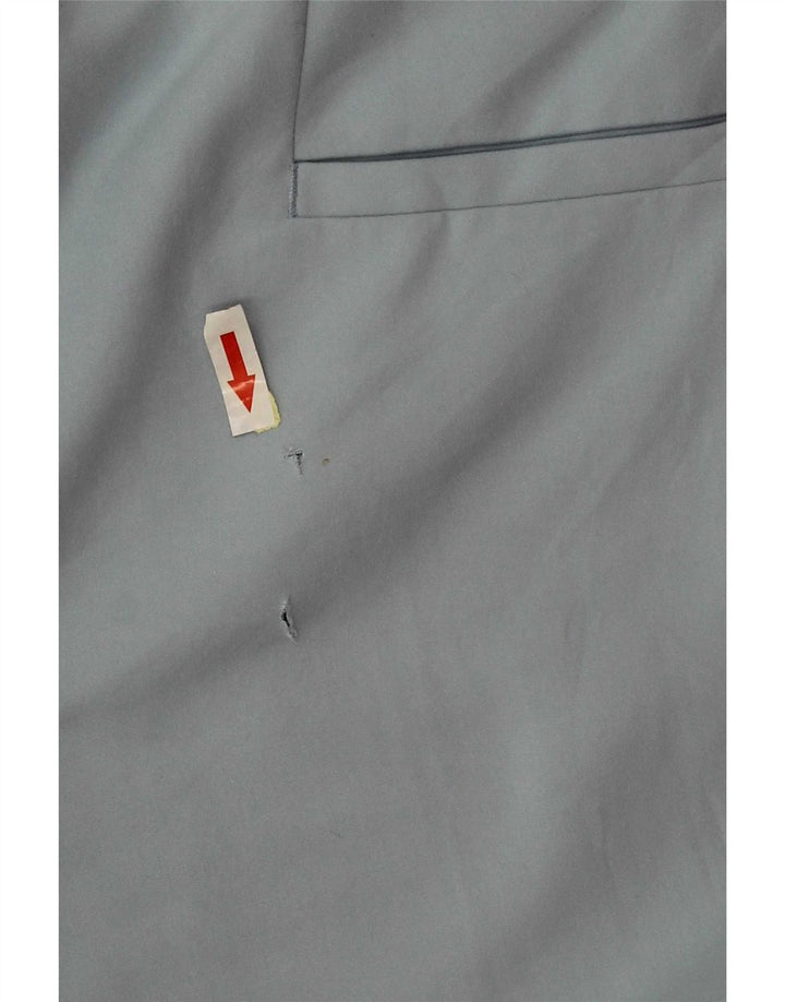 Pantaloni chino crop pentru femei Zara Mediu L30 L26 Albastru