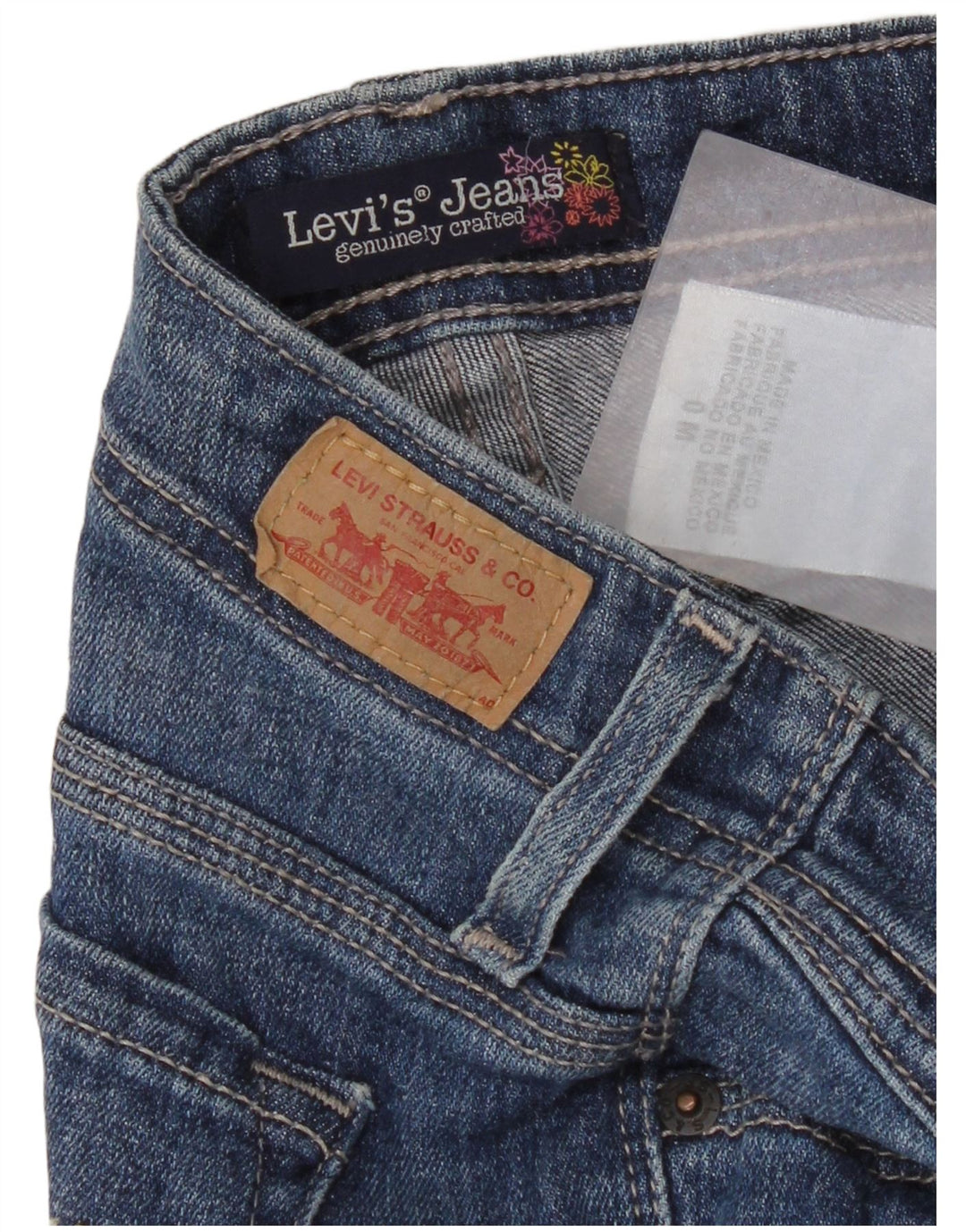 Blugi evazați pentru femei Levi's US 0 XS W26 L32 Bumbac albastru