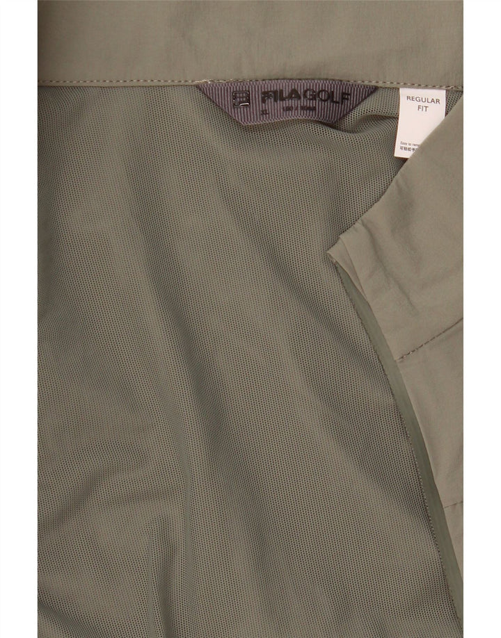 Jachetă de trening Fila Regular Fit pentru femei UK 18 XL Kaki