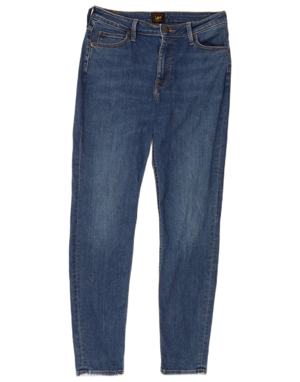 Blugi Lee pentru femei Scarlett High Skinny W31 L28 Bumbac albastru