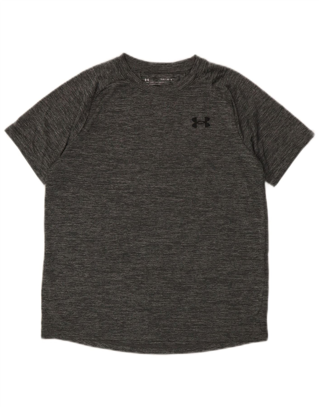 Tricou Under Armour pentru băieți Top 11-12 ani, mare, poliester cu pete gri
