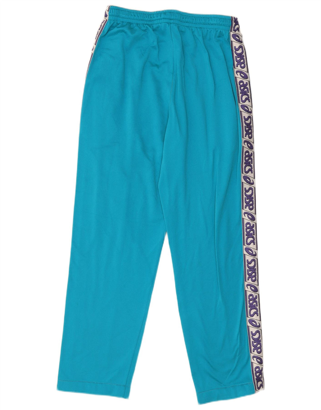 Pantaloni de trening grafic Asics pentru bărbați, albastru mediu, bloc de culoare