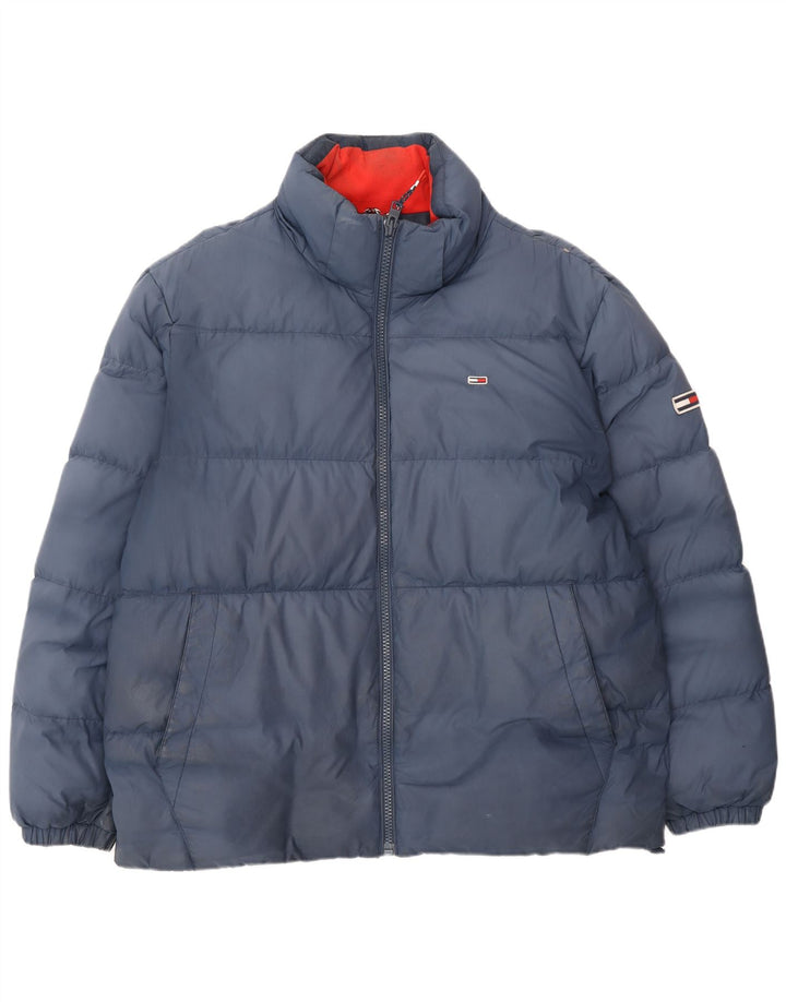 Jachetă căptușită pentru bărbați Tommy Hilfiger UK 42 XL bleumarin poliester