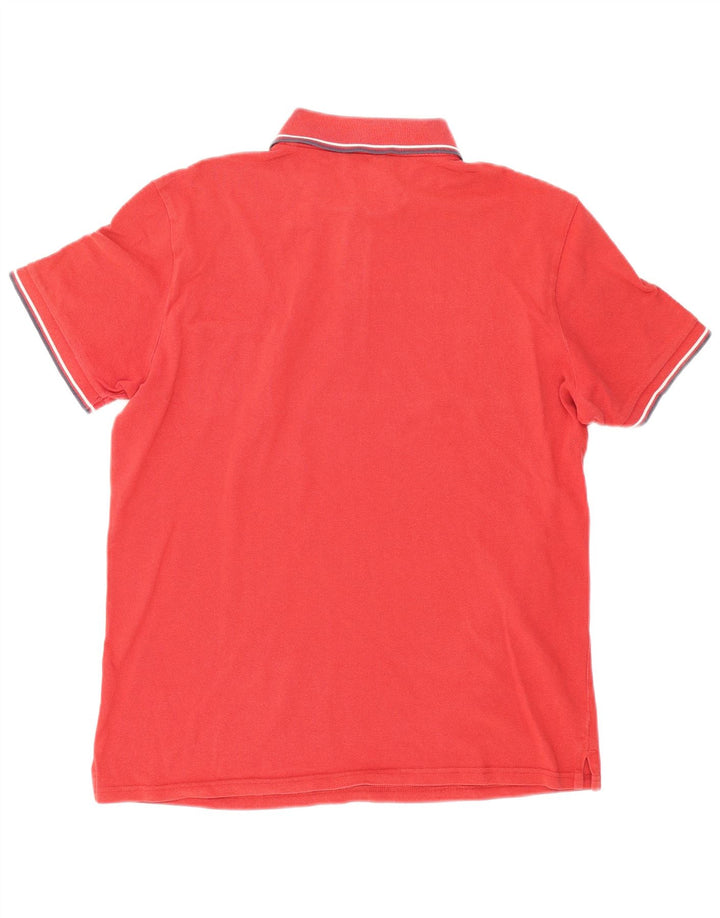 Tricou polo Trussardi pentru bărbați 2XL cu dungi roșii