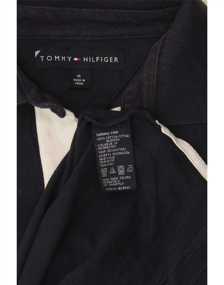 Tricou polo cu mânecă scurtă Tommy Hilfiger pentru bărbați, mediu, bleumarin, clasic