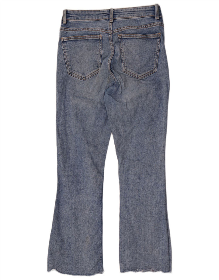 Blugi Zara Femei Bootcut EU 38 Mici W28 L26 Bumbac Albastru