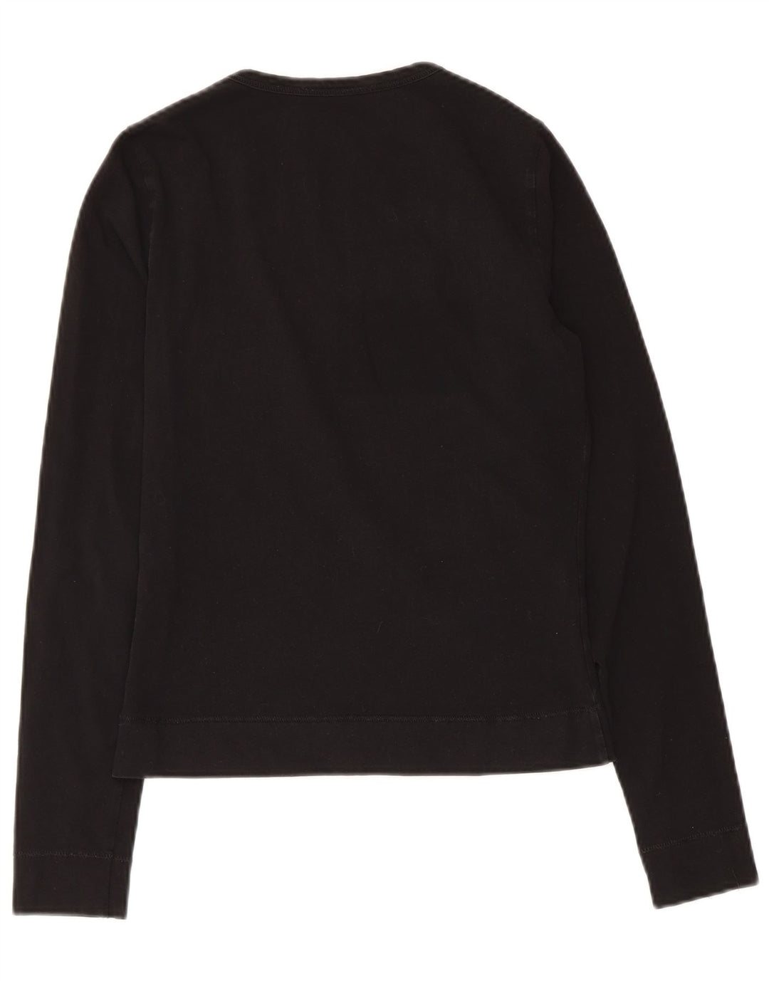 Liu Jo Tricou cu mânecă lungă cu grafică pentru femei IT 42, bumbac mediu negru