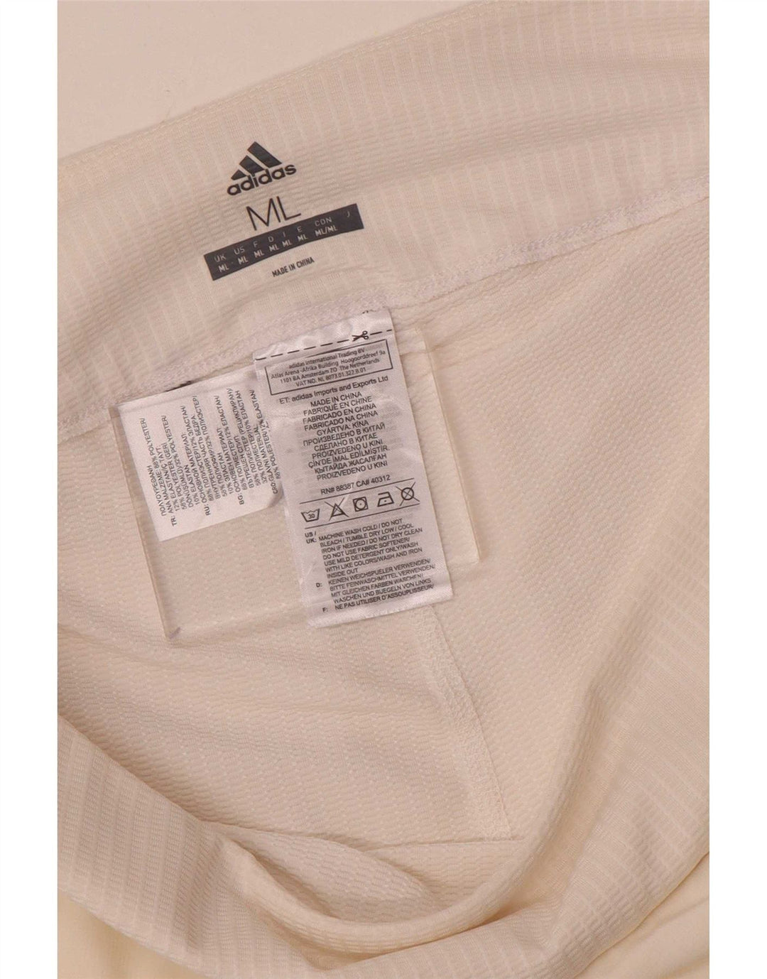 Skort pentru femei Adidas UK 14 Medium White Poliester
