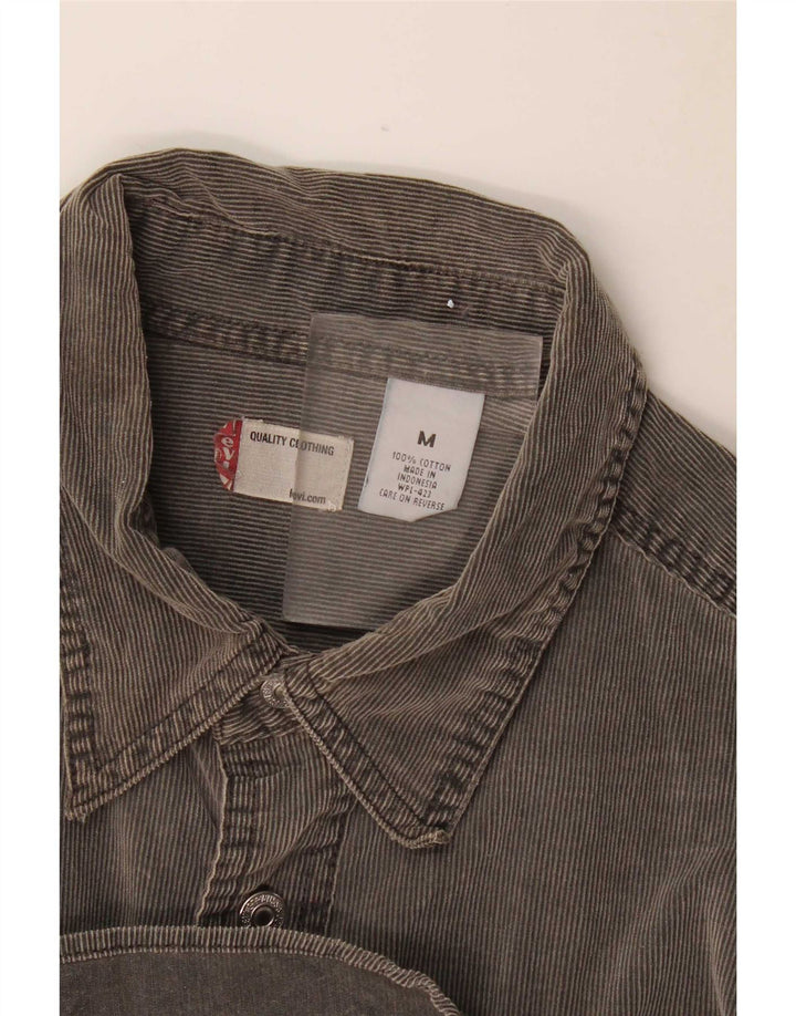 Cămașă Levi's din velur pentru bărbați, gri mediu