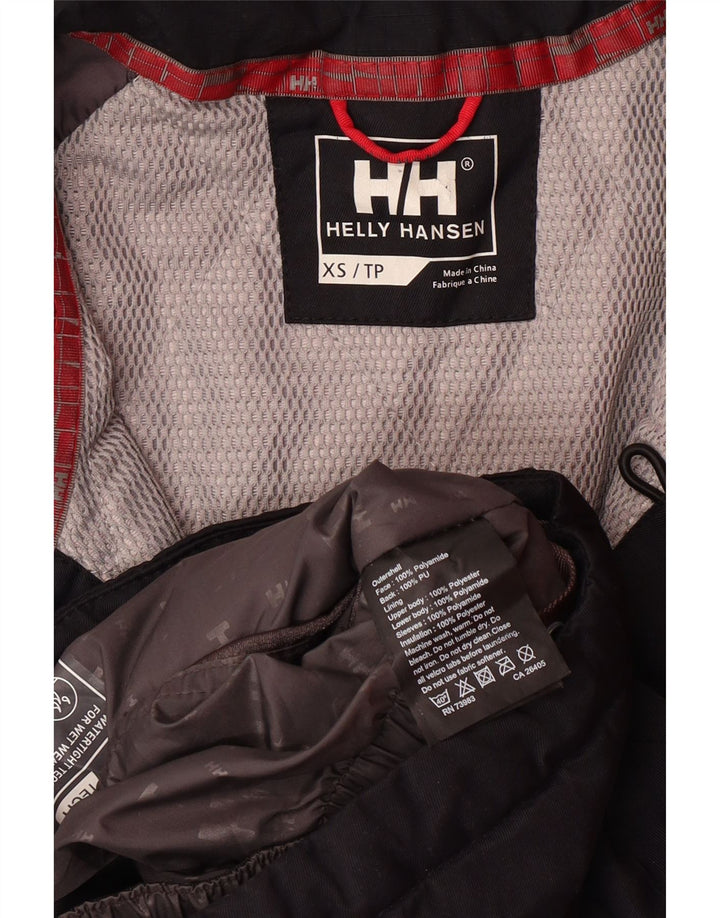 HELLY HANSEN Jachetă Windbreaker cu grafică pentru bărbați UK 34 XS Negru Colorblock