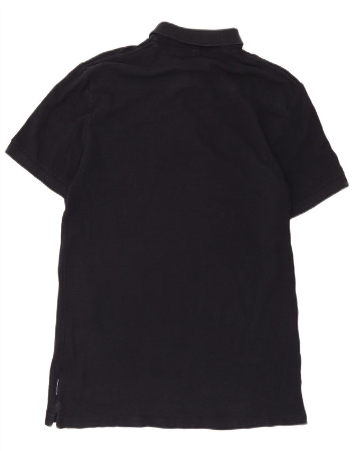 Tricou polo obișnuit pentru bărbați French Connection, bumbac albastru bleumarin mediu
