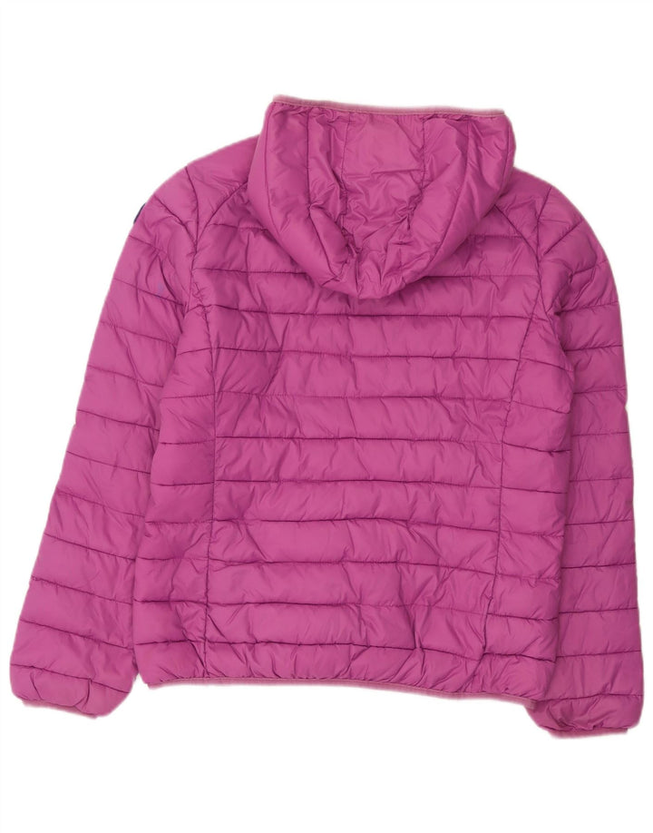 Jachetă căptușită cu glugă Invicta pentru femei UK 18 XL violet poliamidă