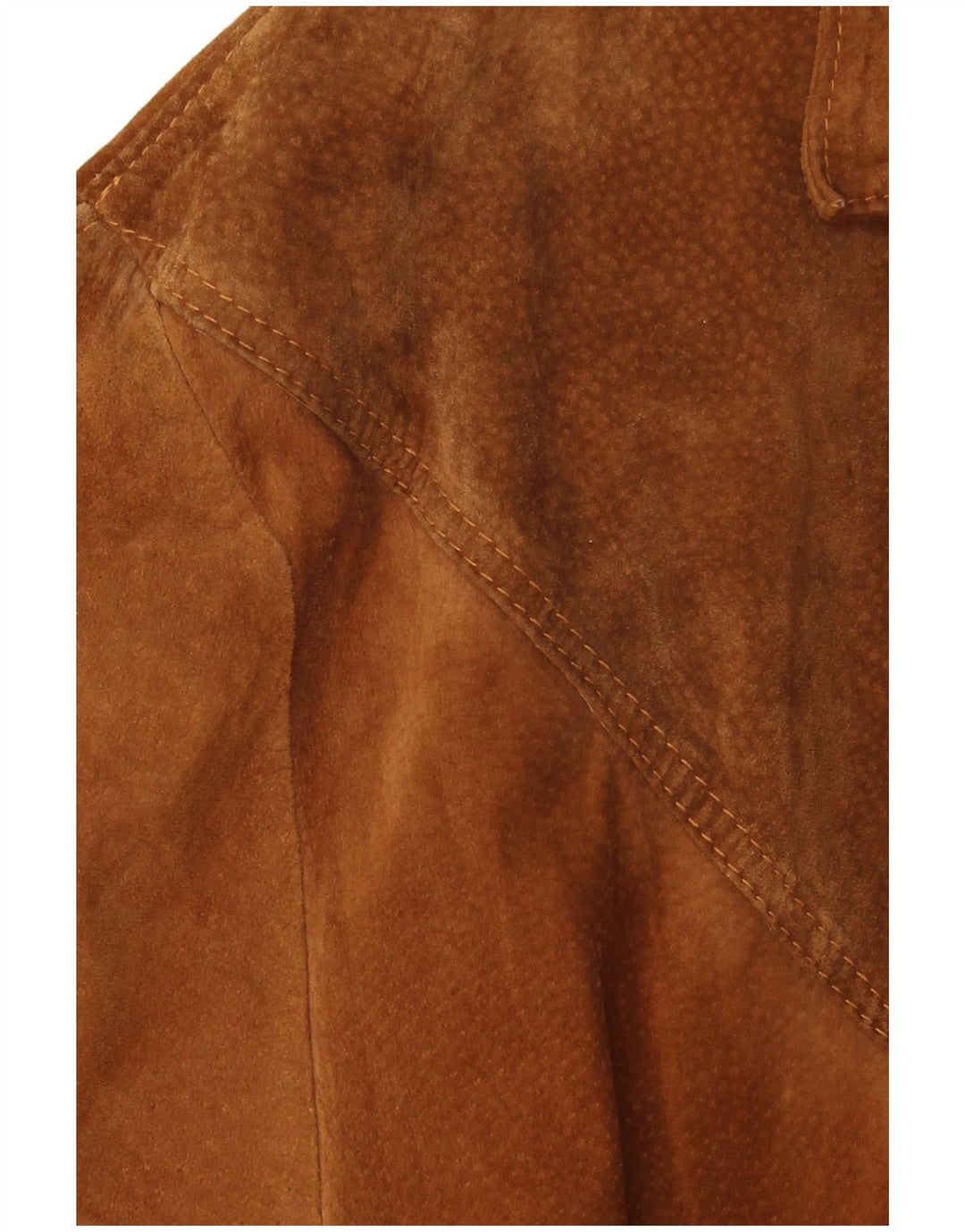 Jachetă pentru bărbați VINTAGE din piele intoarsa cu 3 nasturi, UK 42 XL maro