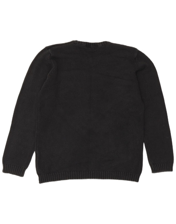 Marks & Spencer Pulover supradimensionat pentru femei cu gâtul turnat UK 10 Mic Negru