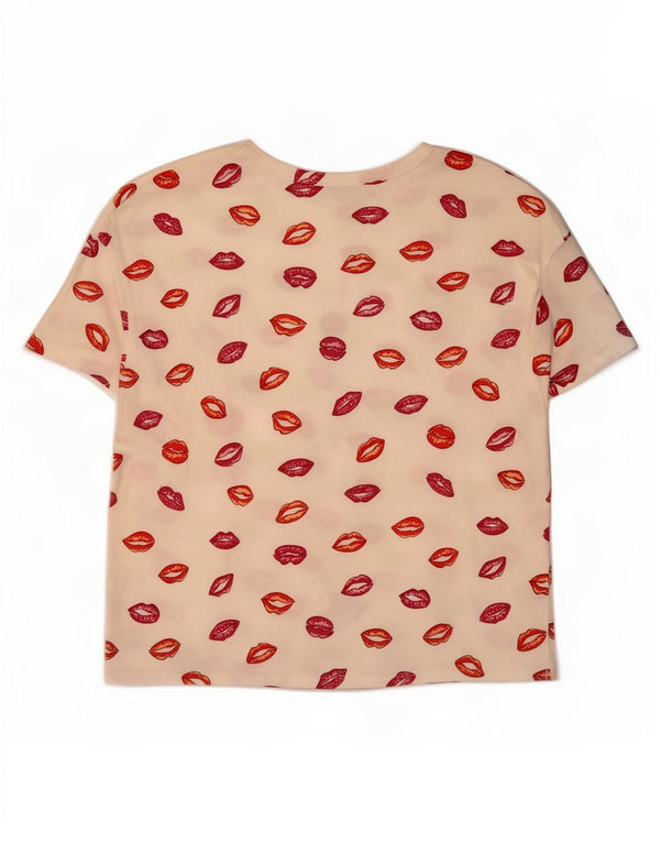 Tricou cu grafic pentru femeie Zara Top UK 10 Small White