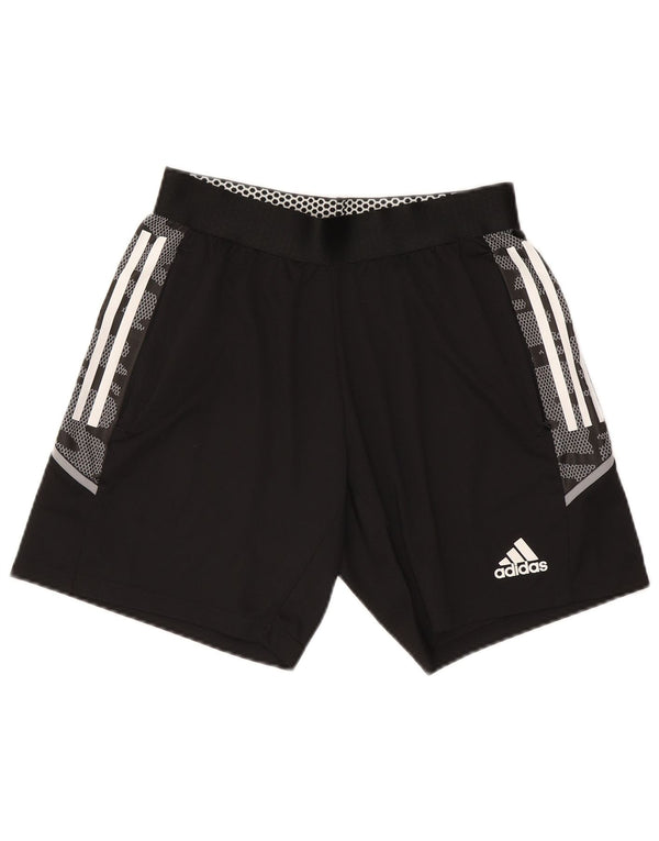 Pantaloni scurți sport adidas pentru bărbați, poliester camuflaj mediu negru
