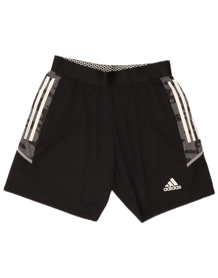 Pantaloni scurți sport adidas pentru bărbați, poliester camuflaj mediu negru