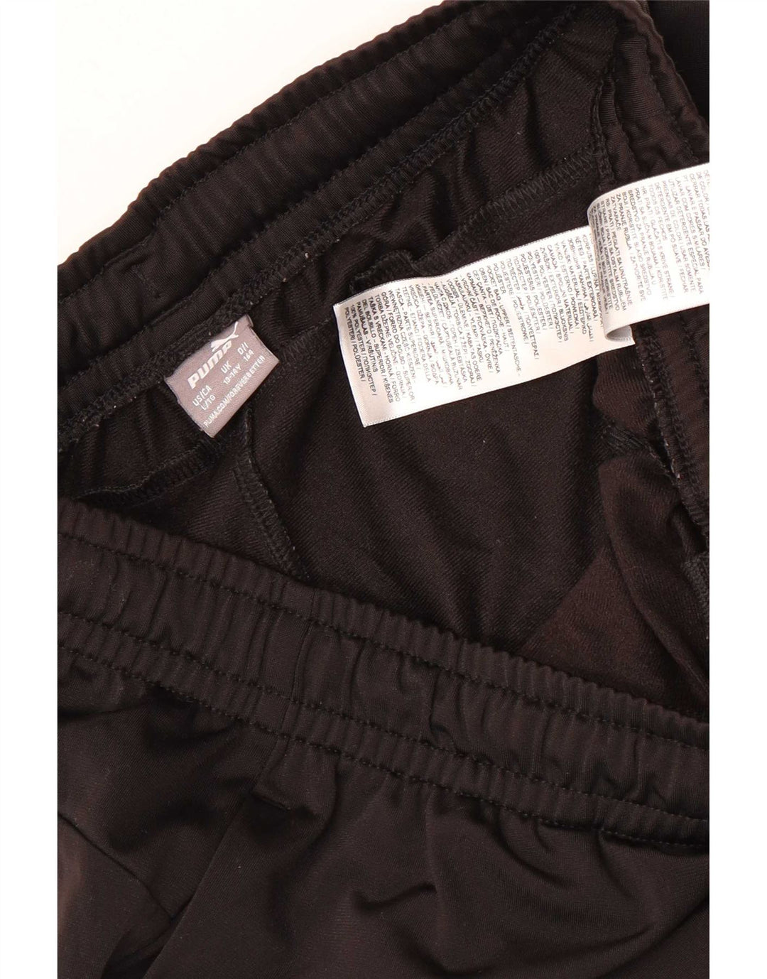 Pantaloni de trening Puma pentru baieti 13-14 ani poliester negru