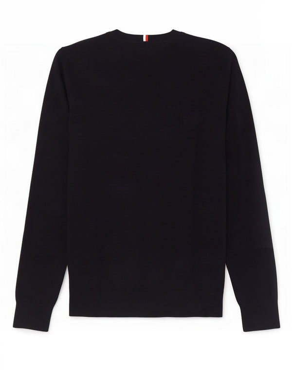 Pulover Tommy Hilfiger pentru femei cu gâtul turnat, UK 18 XL, bumbac bleumarin