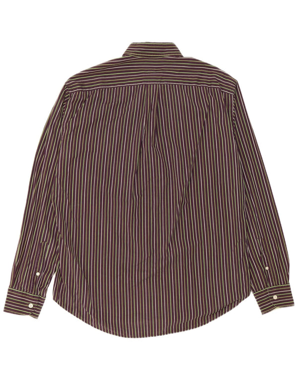 Cămașă pentru bărbați Harmont & Blaine, bumbac cu dungi XL Burgundy